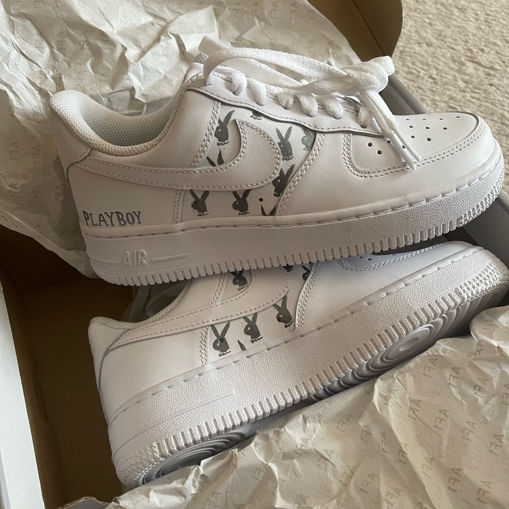 Custom Playboy Bunny Air Force 1